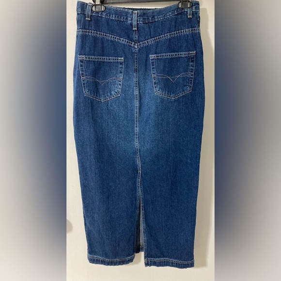 Motherhood Denim Maternity Maxi Skirt - Picture 2 of 4